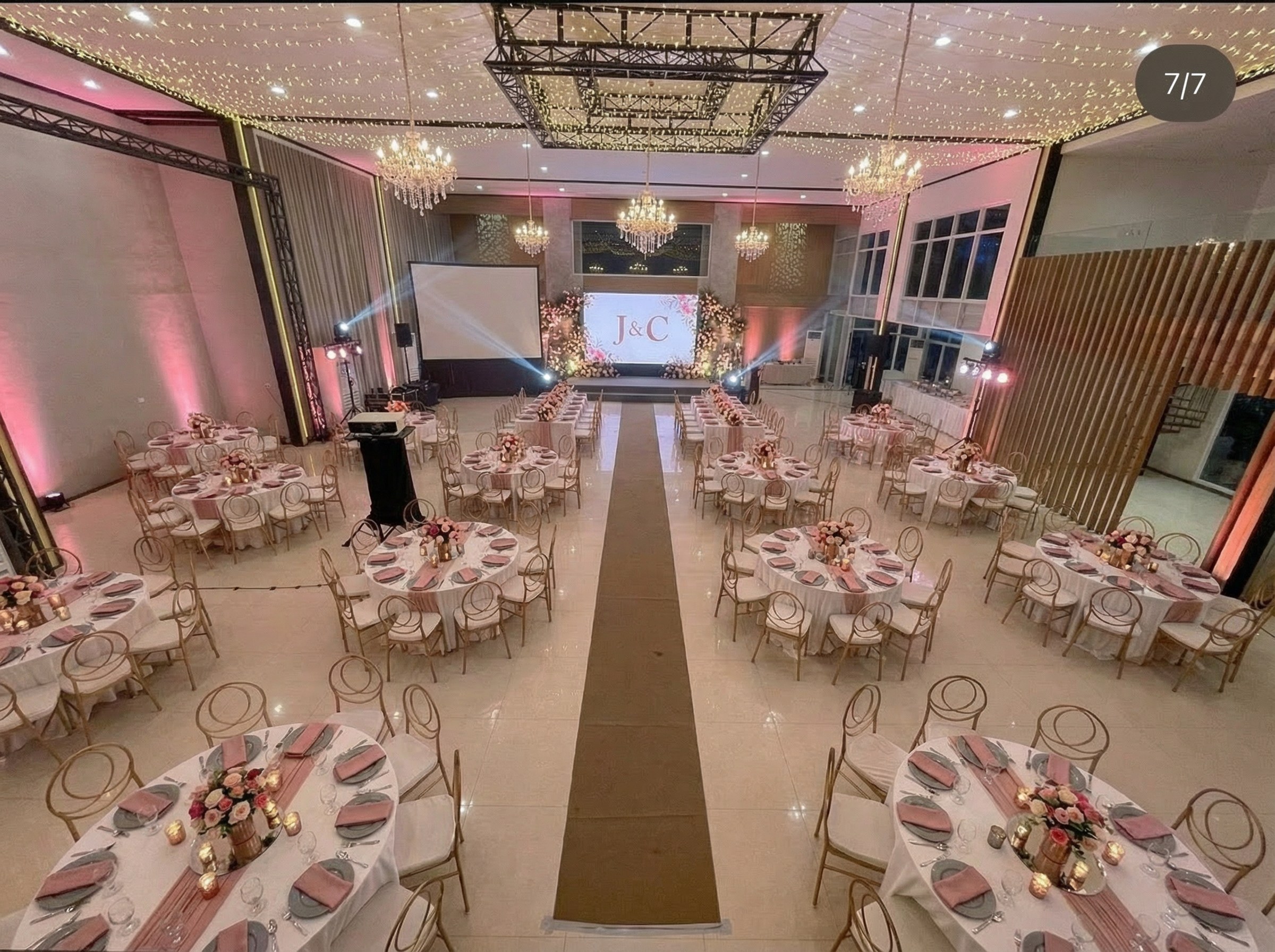 Ellen Hall — full hall view from above